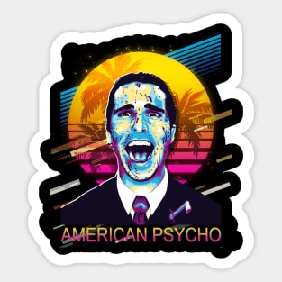 Psycho 90s Styled Design For Fans Sticker